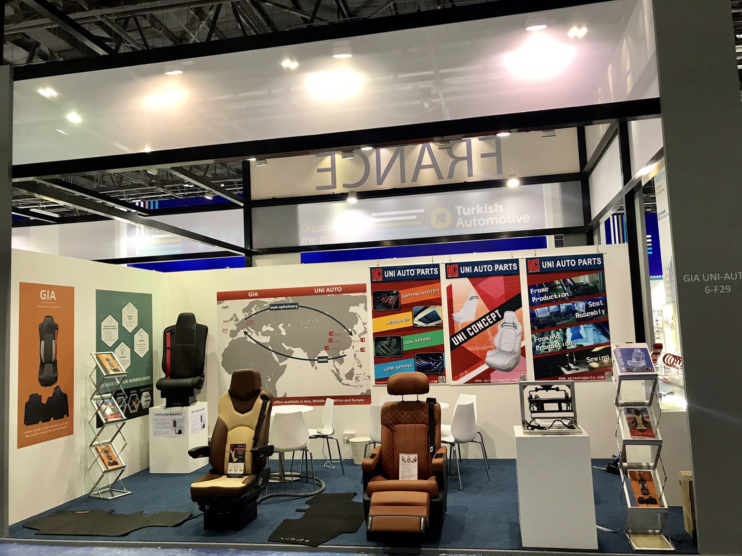 2019 Automechanika Dubai booth of UNI AUTO and GIA