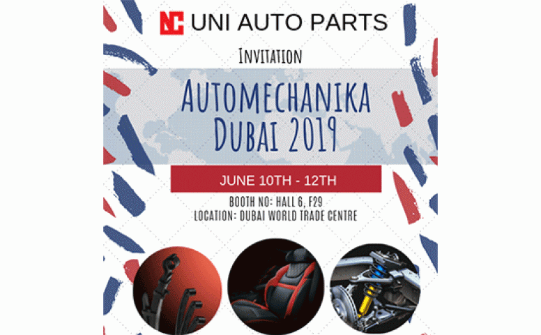 The first appearance of UNI AUTO PARTS and GIA in 2019 Automechanika Dubai!